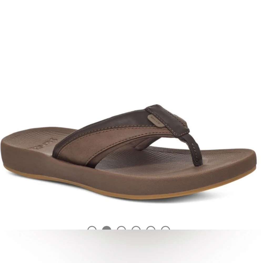 MENS SANUK COSMIC SEAS H2O BROWN SANDAL SIZE 12 New with tags… - Picture 1 of 12